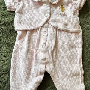 Vintage Classic Pooh Pink Jumper
